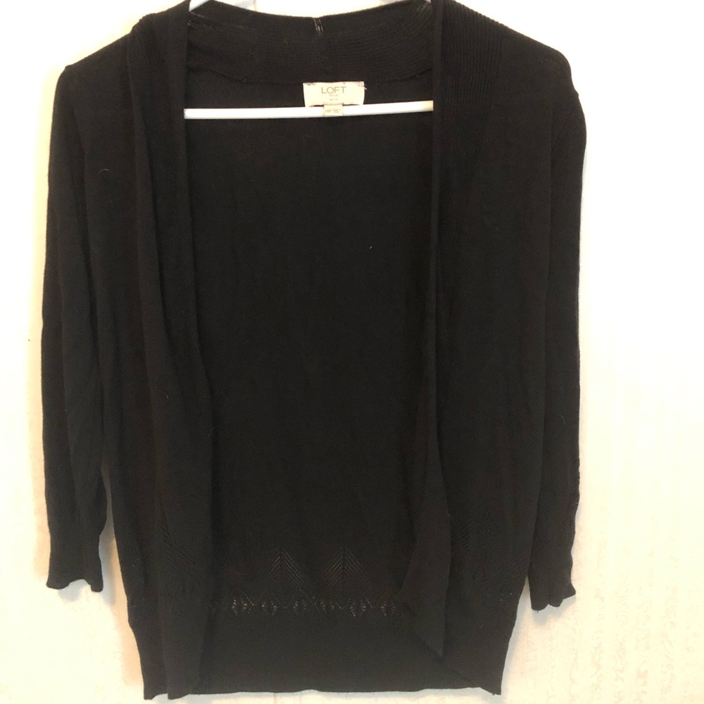 loft • cardigan • black